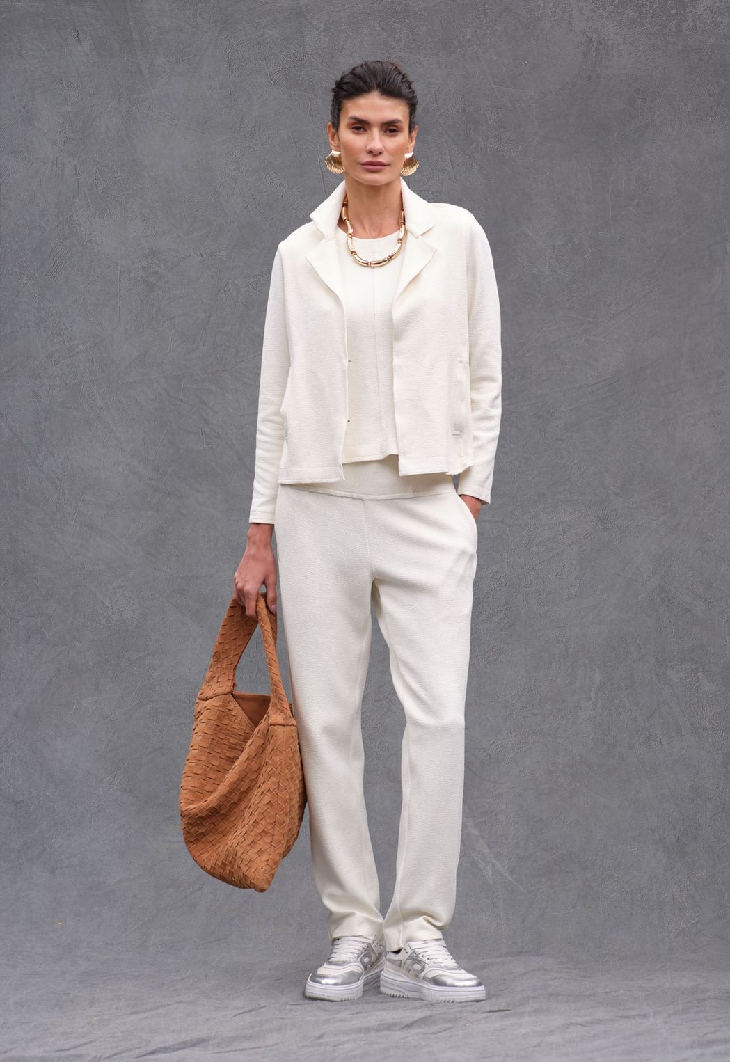 Calça Boucle Off White Filipa