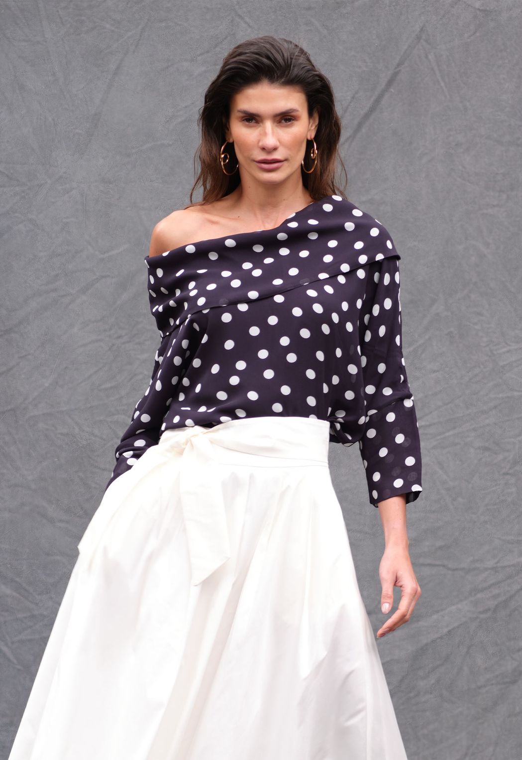 Blusa Degagê Poá Lucia