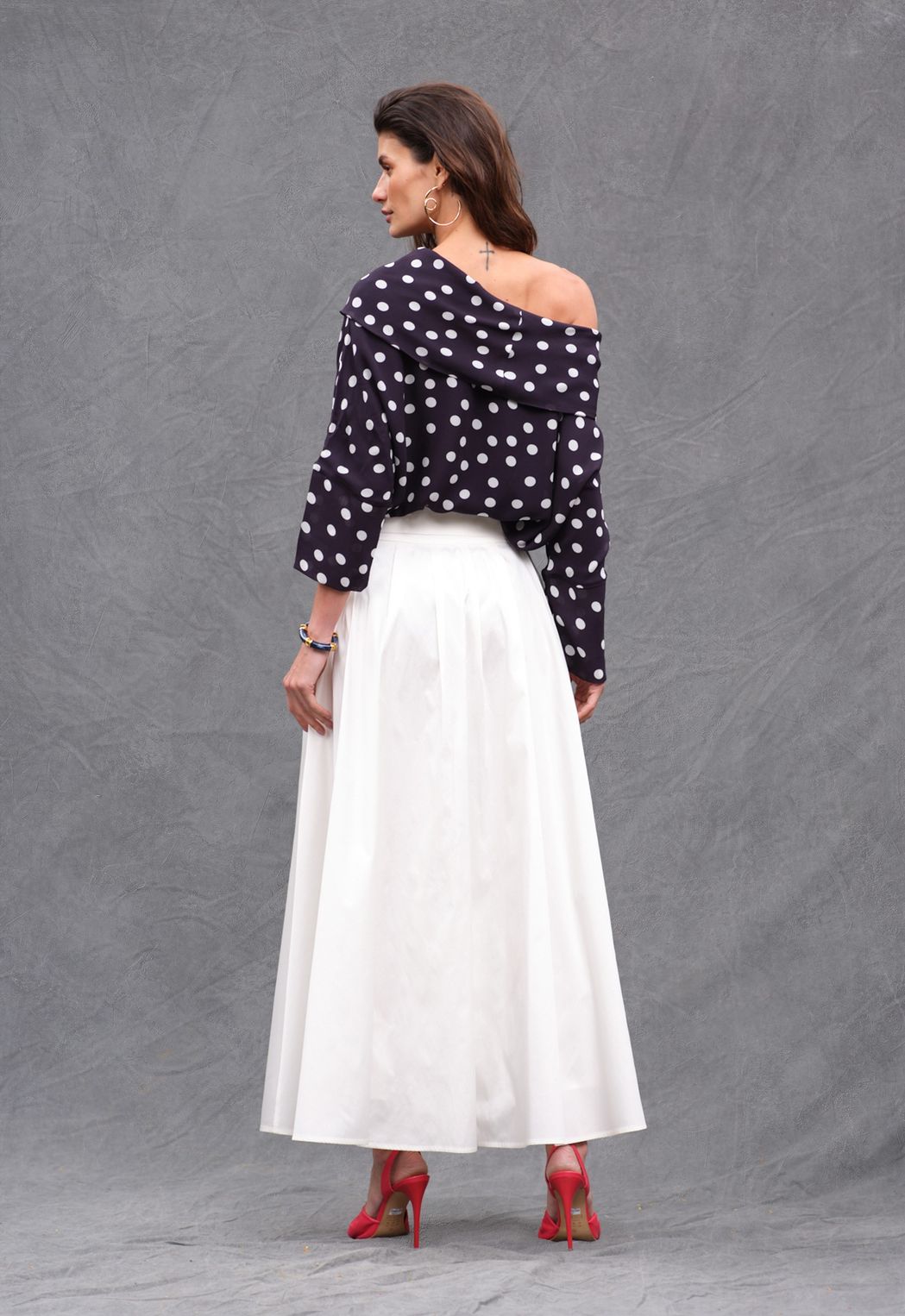 Blusa Degagê Poá Lucia