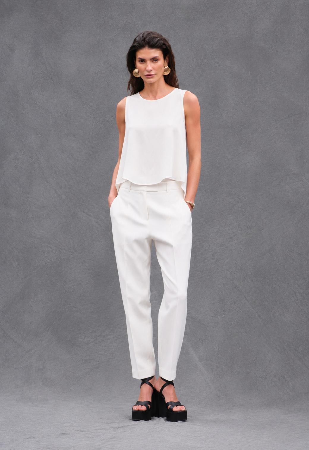 Regata Crepe Off White Lavinia