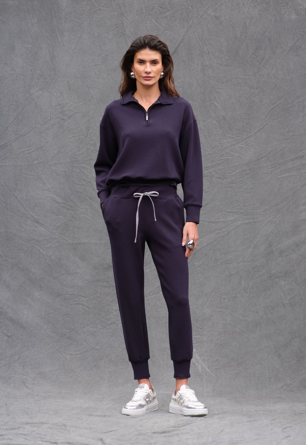Calça Jogging Boucle Marinho Serena