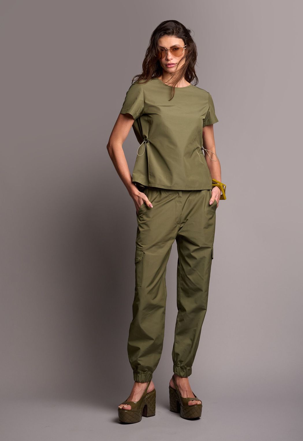 Blusa Tecido Tecnológico Verde Marta