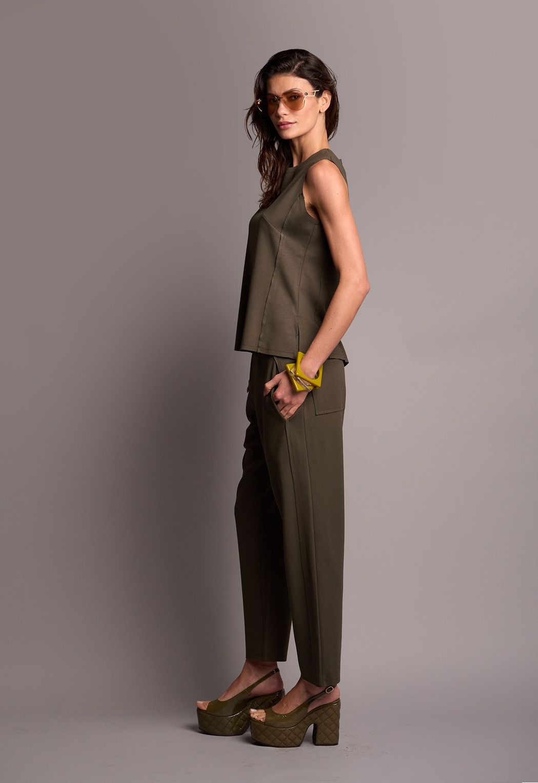 Conjunto Corte a Fio Militar Laura