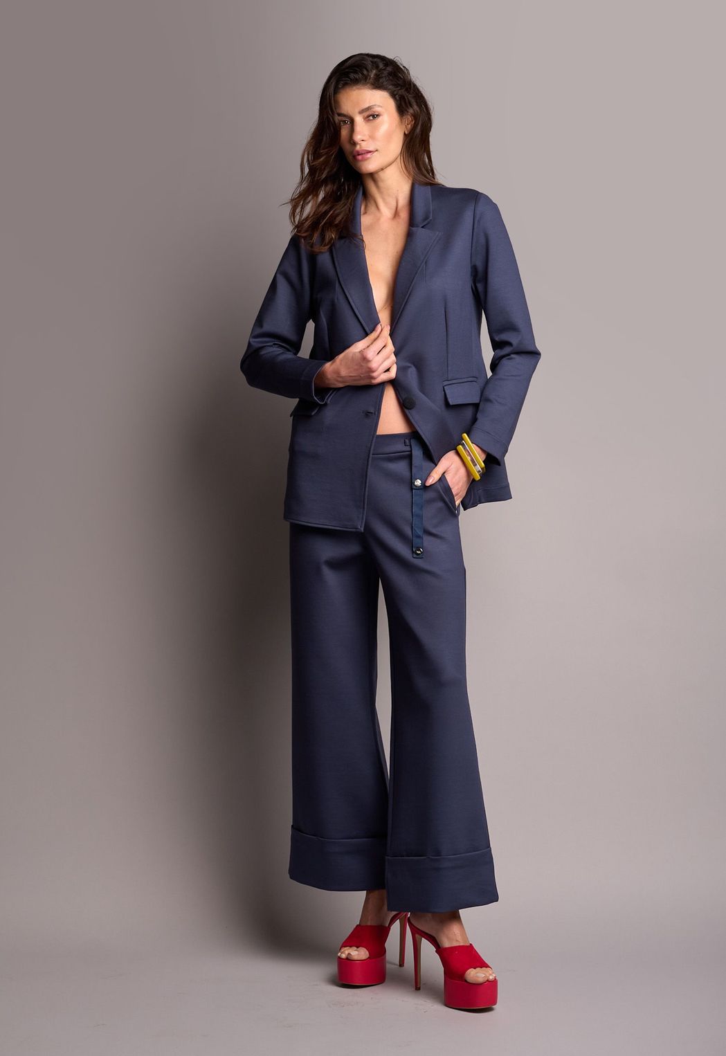 Blazer Neoprene Marinho Eduarda
