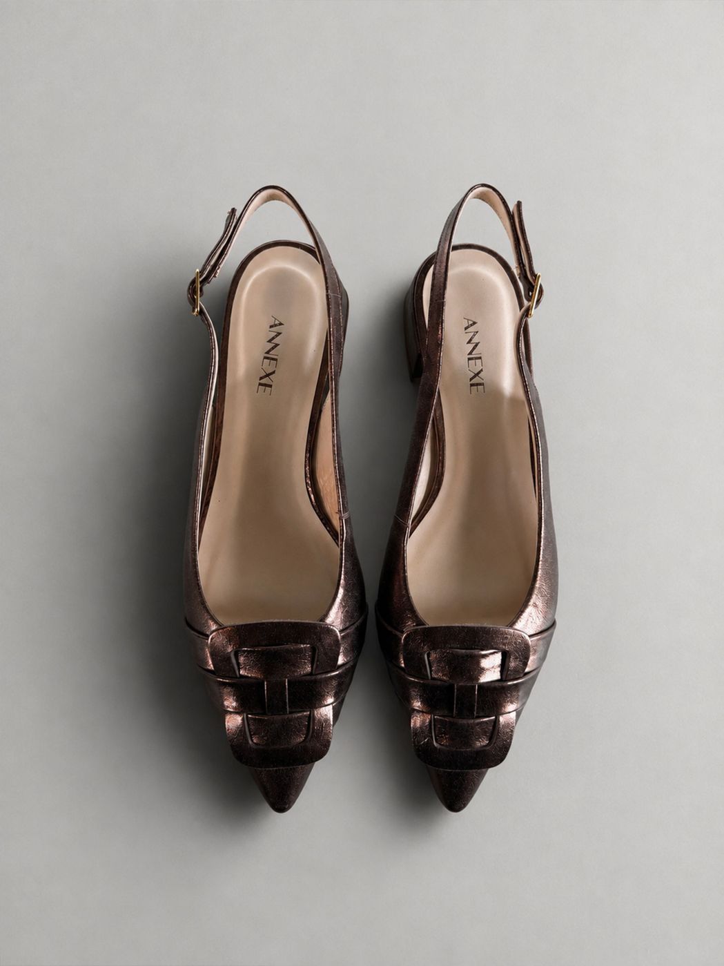 Sapatilha Slingback Chocolate Laura