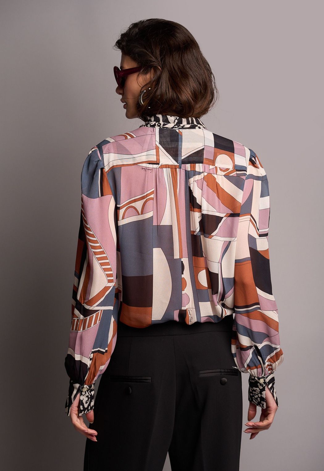 Camisa Crepe Estampado Fabienne CB - ScarfMe
