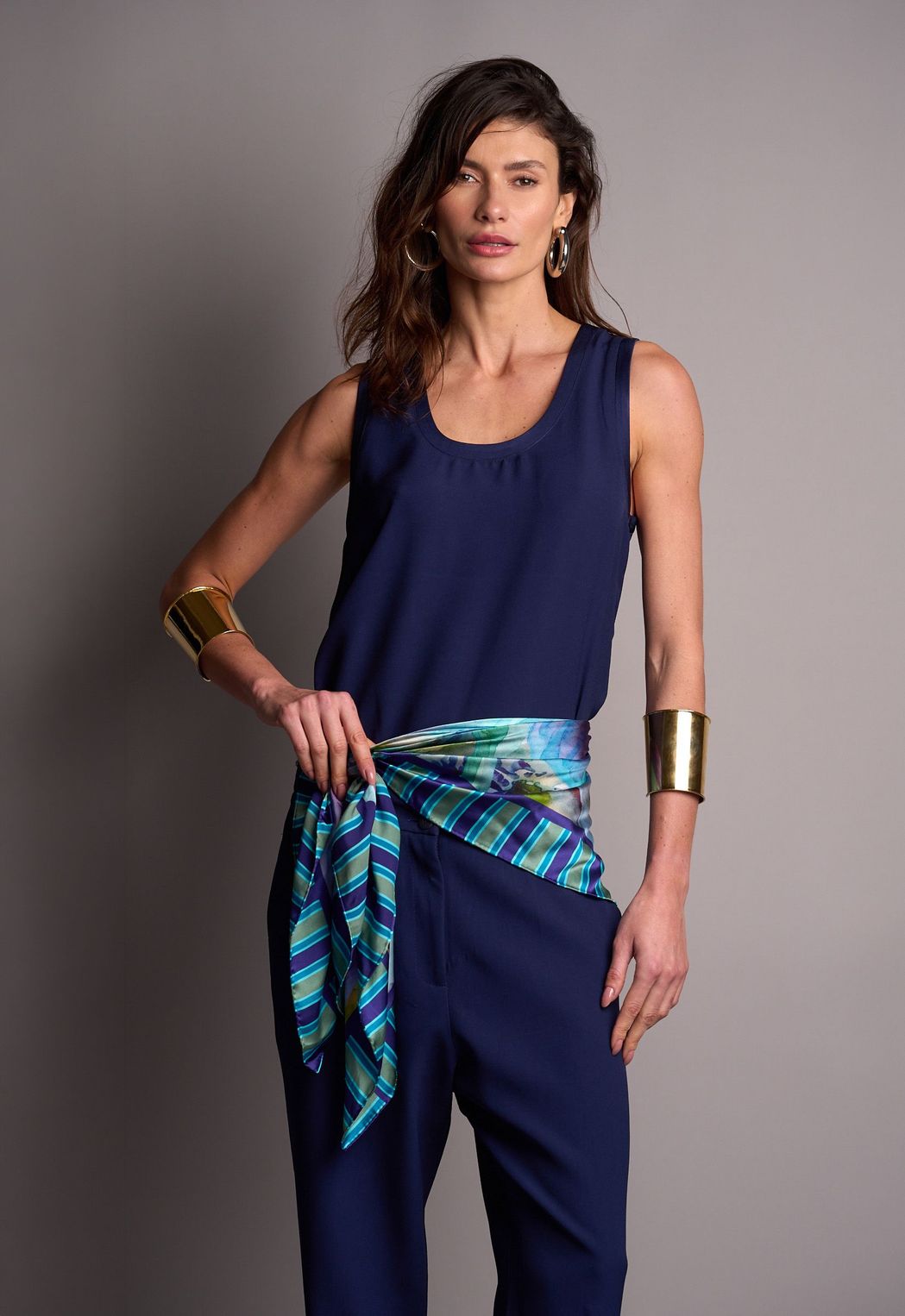 Lenço Cetim de Seda Iris CB - ScarfMe