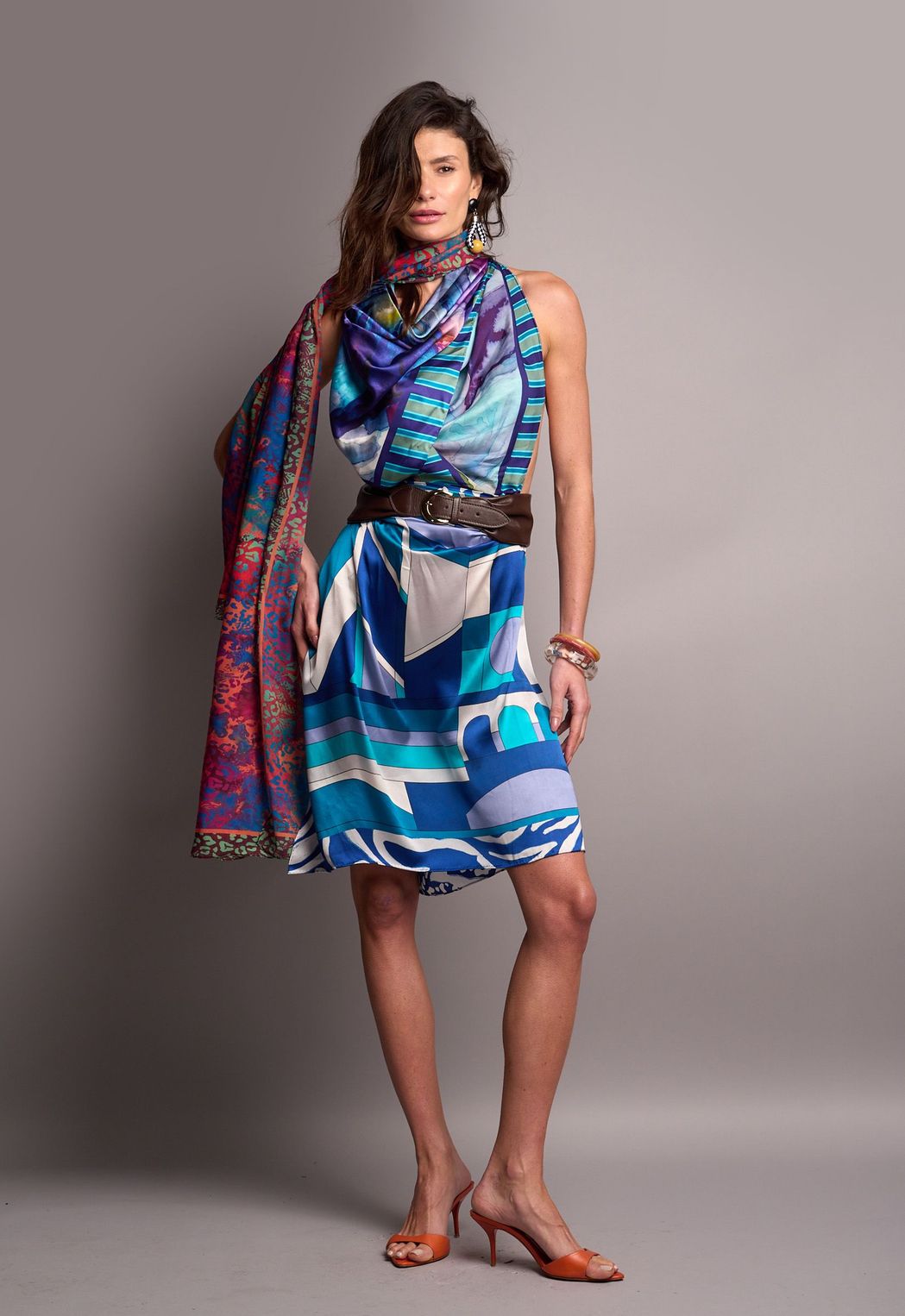 Echarpe Mousseline de Seda Selvaggio CB - ScarfMe