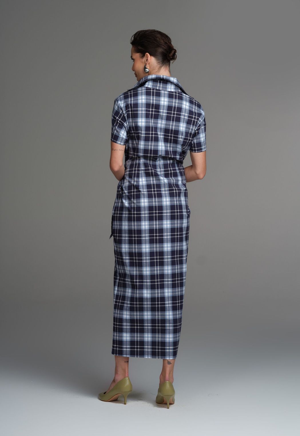 Vestido Midi Xadrez Elisa