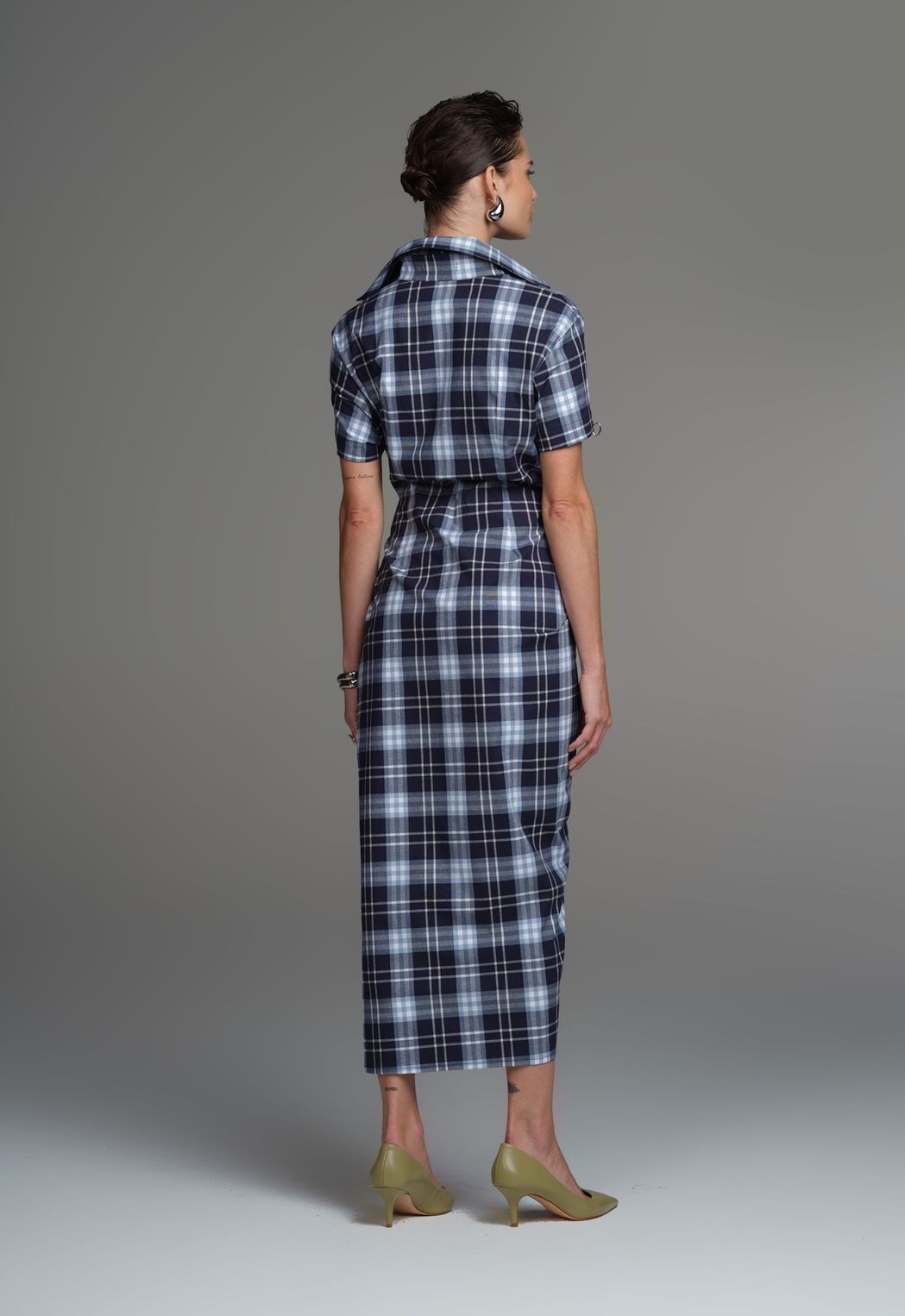Vestido Midi Xadrez Elisa