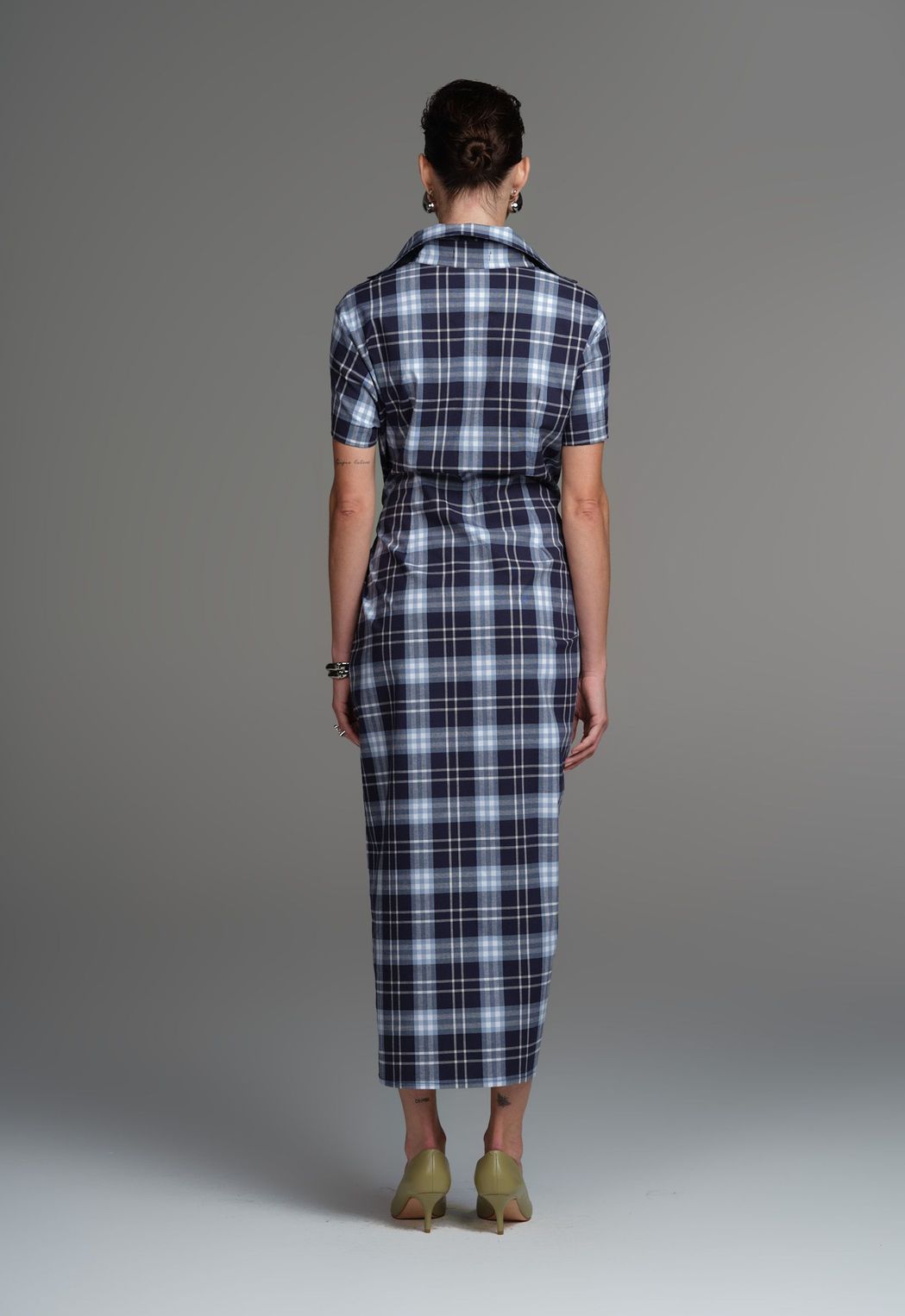 Vestido Midi Xadrez Elisa