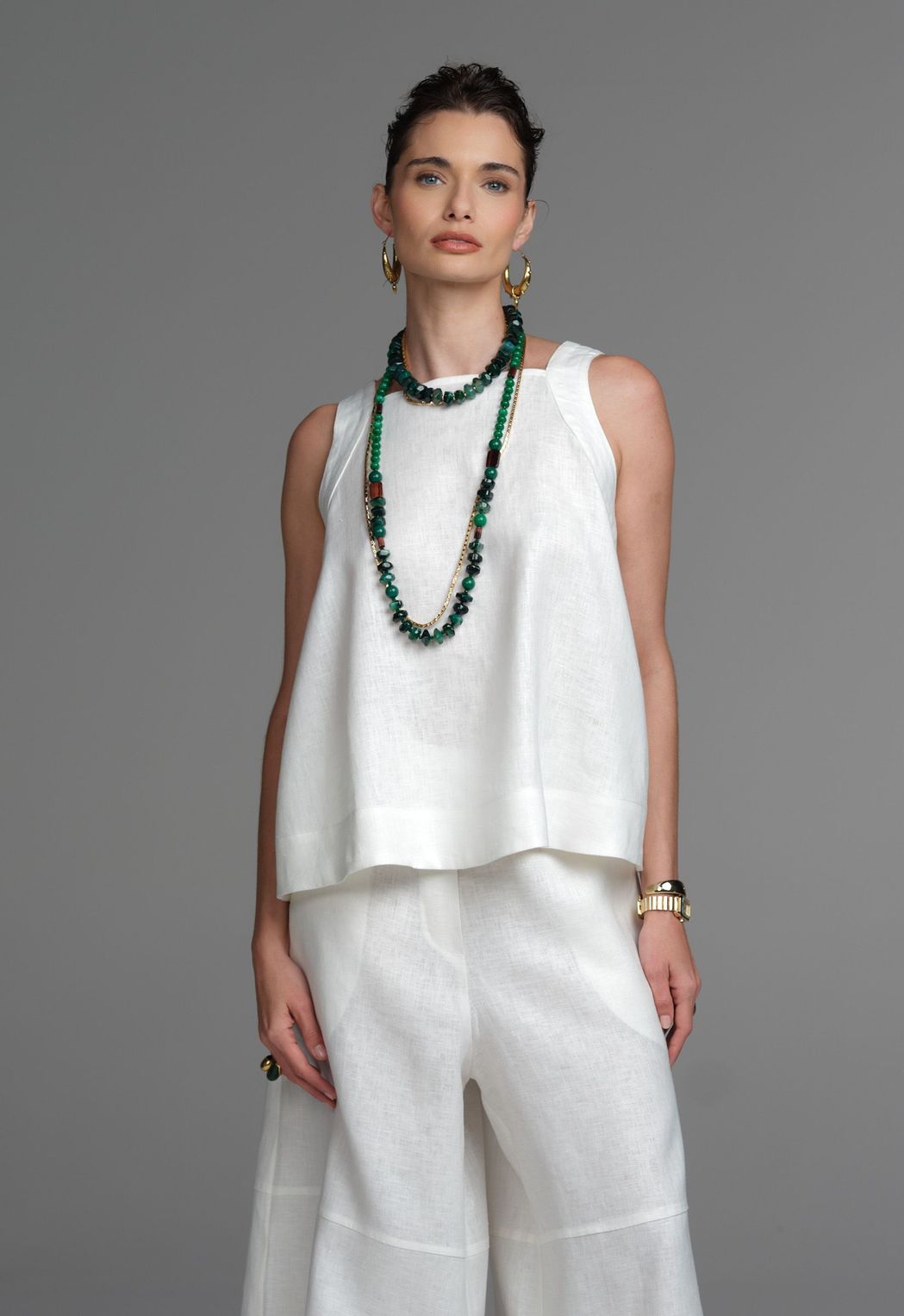 Regata Linho Off White Ully