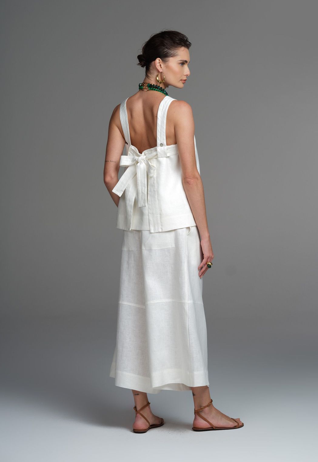 Regata Linho Off White Ully