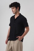 Camisa com Gola Mars 2 Preto Poplin