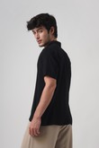 Camisa com Gola Mars 2 Preto Poplin