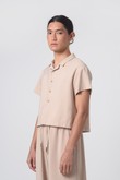 Camisa Cropped Vichy Chino Lyocel