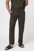 Calça com Elástico Neew Militar Linho