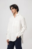 Camisa Linho Listra Ysla 2 Soft Off White