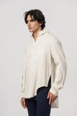 Camisa Linho Listra Ysla 2 Soft Natural