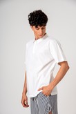 Camisa Polo Yuki Branco Tricoline