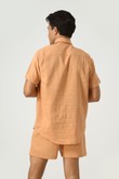 Camisa De Linho Com Bolso Martim 2 Cocada Cambraia