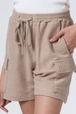 Shorts de Moletom Jonas Bege Italia