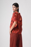 Camisa Cropped Dri Agave Red Barrado