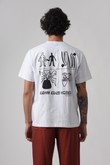 Camiseta Silk Gola Careca Oversized Each Other Branco Algodão