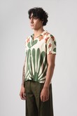 Camisa De Viscose ADA Agave Green Barrado