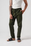 Calça de Elástico Turner Verde Sarja