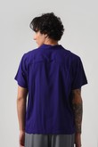 Camisa com Gola Aston 2 - Violet Slub