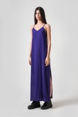 Vestido Longo de Alcinha Charlote 3 - Violet Slub