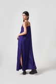 Vestido Longo de Alcinha Charlote 3 - Violet Slub