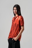 Camisa De Viscose ADA Agave Red Barrado