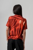 Camisa De Viscose ADA Agave Red Barrado