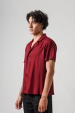 Camisa com Gola Aston 2 - Wine Slub