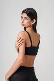 Top alcinha de tricot Brina Preto Torn