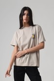 Camiseta Silk Gola Careca Oversized Urb Camping Chino Algodão