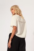 Camiseta Cropped April 4 Natural Soft