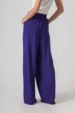 Calça Pantalona Filó Violet Slub