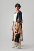 Kimono Midi Rebeca - Lear Navy Barrado