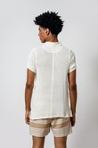 Camiseta Polo Marc 2 Off White Trico