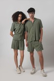 Shorts Curto Resort 2 Army Green Poplin