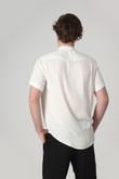 Camisa Gola Padre Com Bolso Pierre 5 Off White Slub