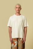 Camiseta Oversize Bordada Bstl 2 Off White Cotton