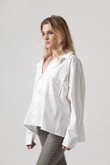 Camisa Ampla Yoji 2 - Off Tricoline