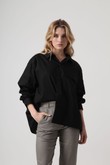 Camisa Ampla Yoji 2 - Preto Tricoline