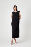 Vestido Regata Longo Gita 2 - Preto Twill