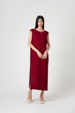 Vestido Regata Longo Gita 2 - Wine Slub