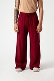 Calça Pantalona Filó Wine Slub